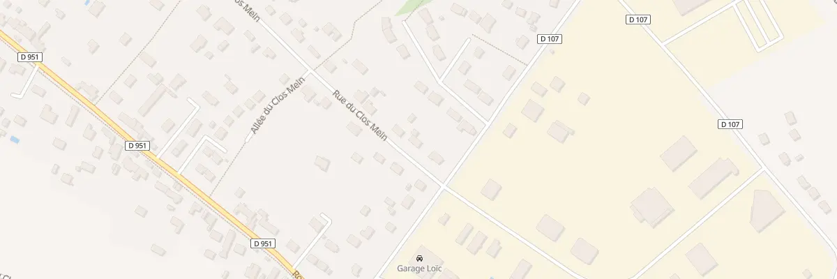 Plan du 51 Rue du Clos Mein à Jargeau
