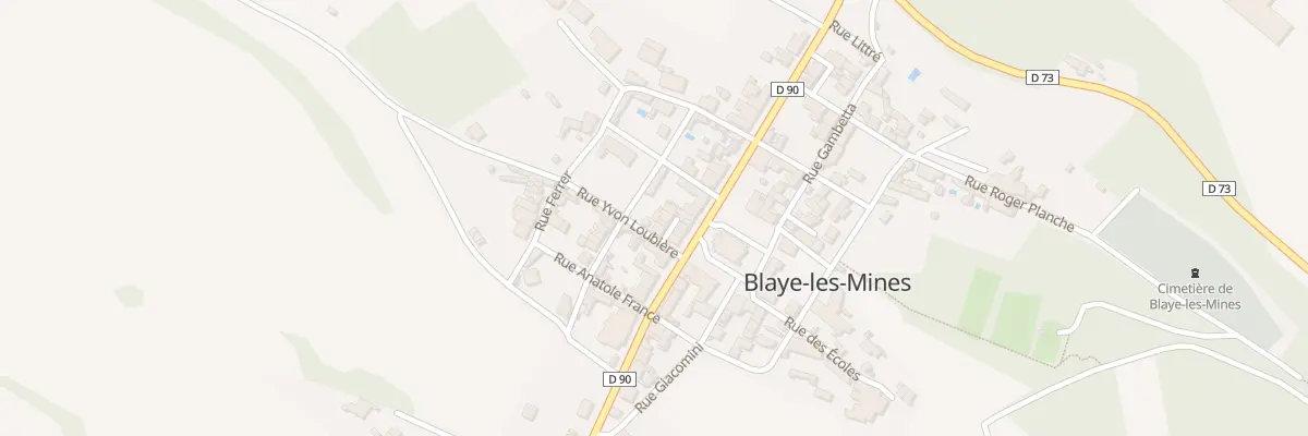 Plan du 2 Imp Yvon Loubière à Blaye-les-Mines