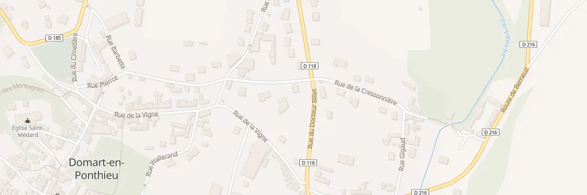 Plan du 9005 Rue du Docteur Billet à Domart-en-Ponthieu
