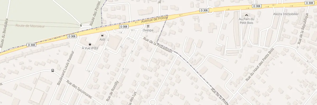 Plan du 81 Rue de la Procession au Mesnil-le-Roi