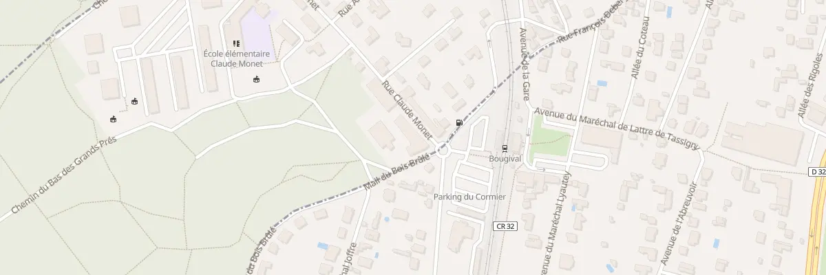 Plan du 1 Rue Claude Monet à Bougival
