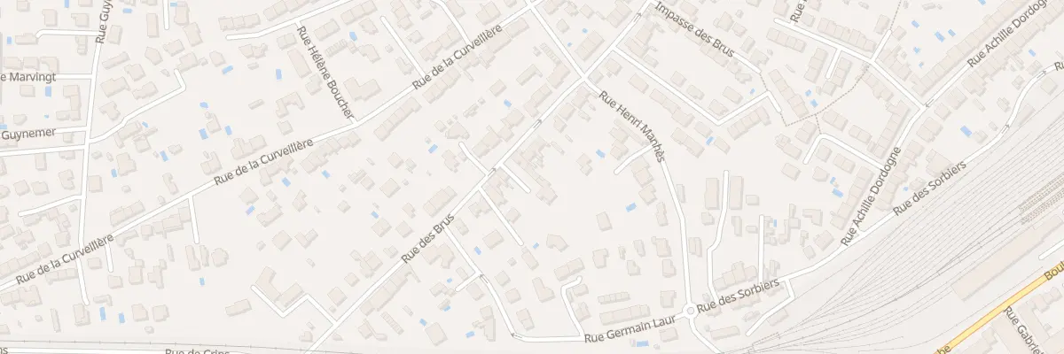Plan du 65 Rue des Brus à Albi