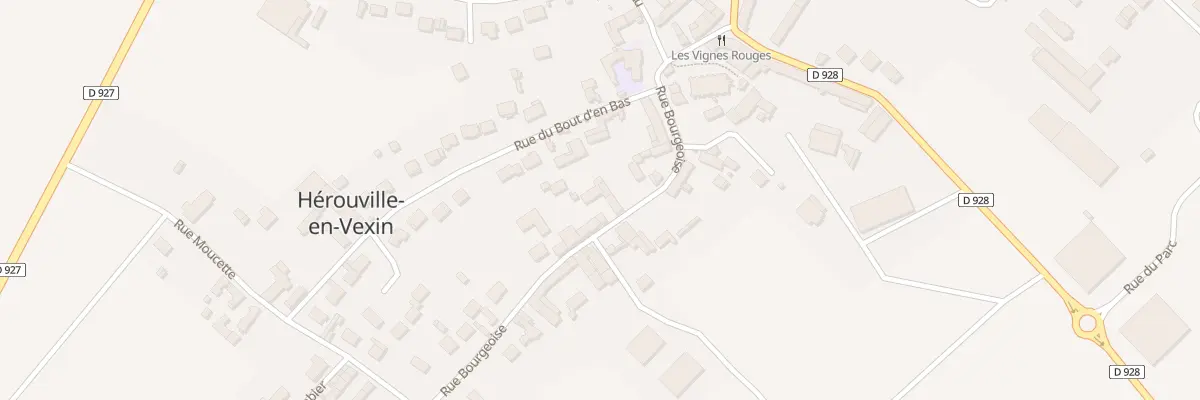 Plan du 6 Rue Bourgeoise à Hérouville-en-Vexin