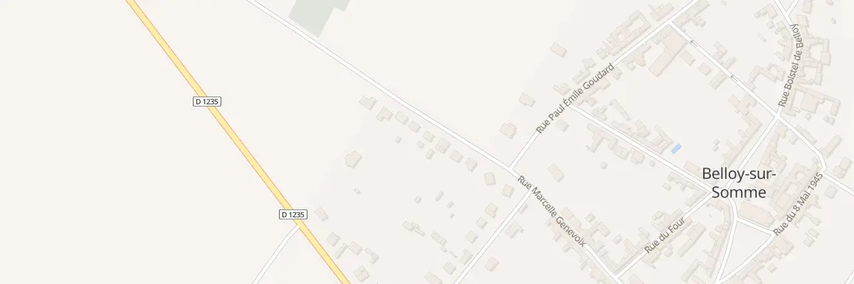 Plan du 43 Rue Marcelle Genevoix à Belloy-sur-Somme