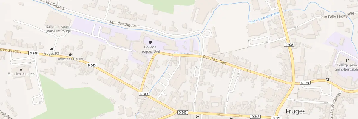 Plan du 47 Rue de la Gare à Fruges