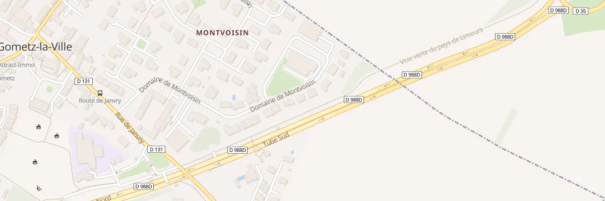Plan du 71 ZA Domaine de Montvoisin à Gometz-la-Ville