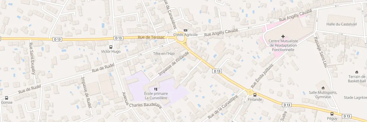 Plan du 93 Rue Finlande à Albi