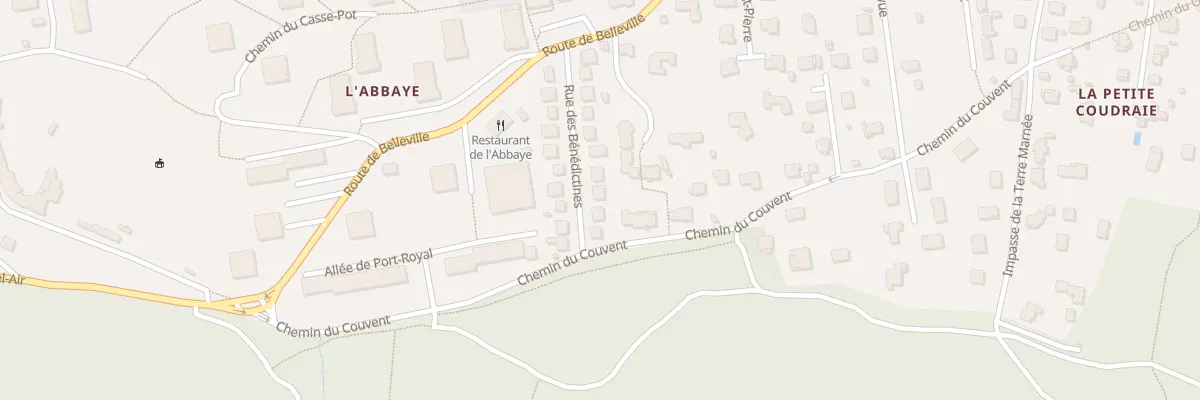 Plan du 15 Rue des Bénédictines à Gif-sur-Yvette