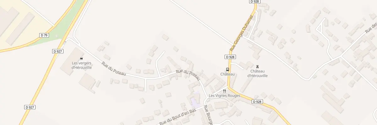 Plan du 8 Rue du Poteau à Hérouville-en-Vexin
