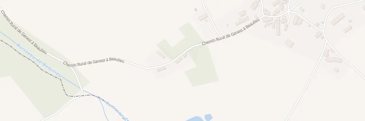Plan du 42 Genest à Pérassay