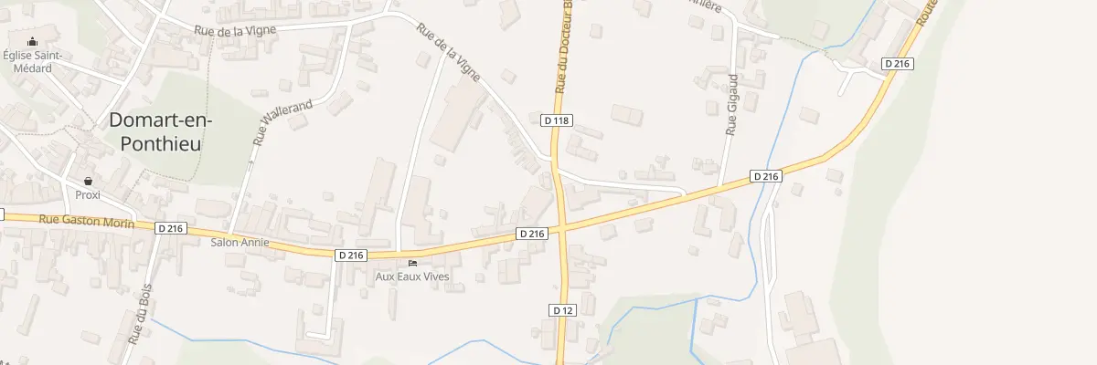 Plan du 1 Rue du Docteur Billet à Domart-en-Ponthieu