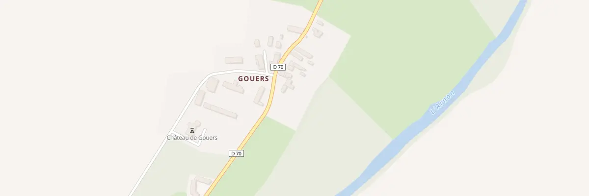 Plan du 5145 Gouers à Ségry