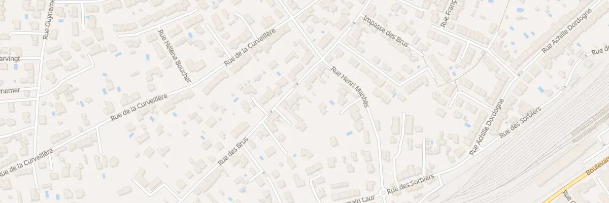 Plan du 57 Rue des Brus à Albi