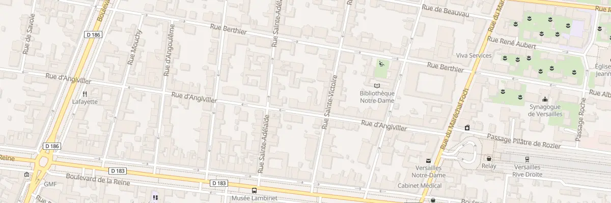Plan du 33 Rue d’Angiviller à Versailles