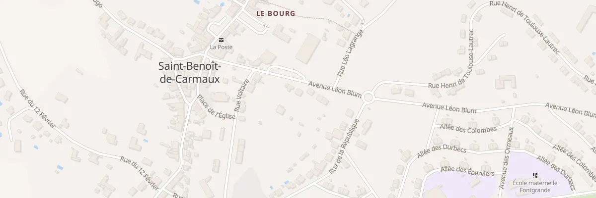 Plan du 4 Rue Léon Blum à Saint-Benoît-de-Carmaux