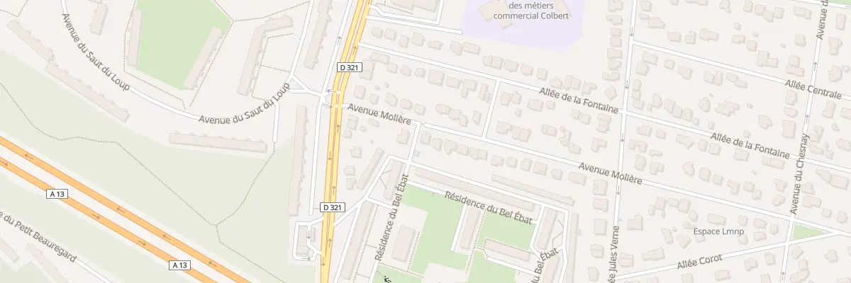 Plan du 69 Av Molière à La Celle-Saint-Cloud