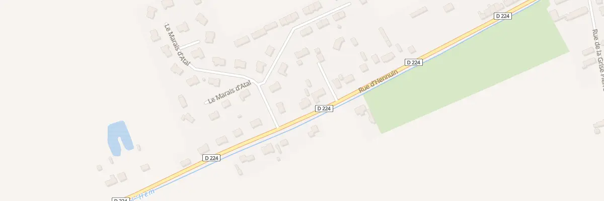 Plan du 506 Rue d’Hennuin à Sainte-Marie-Kerque