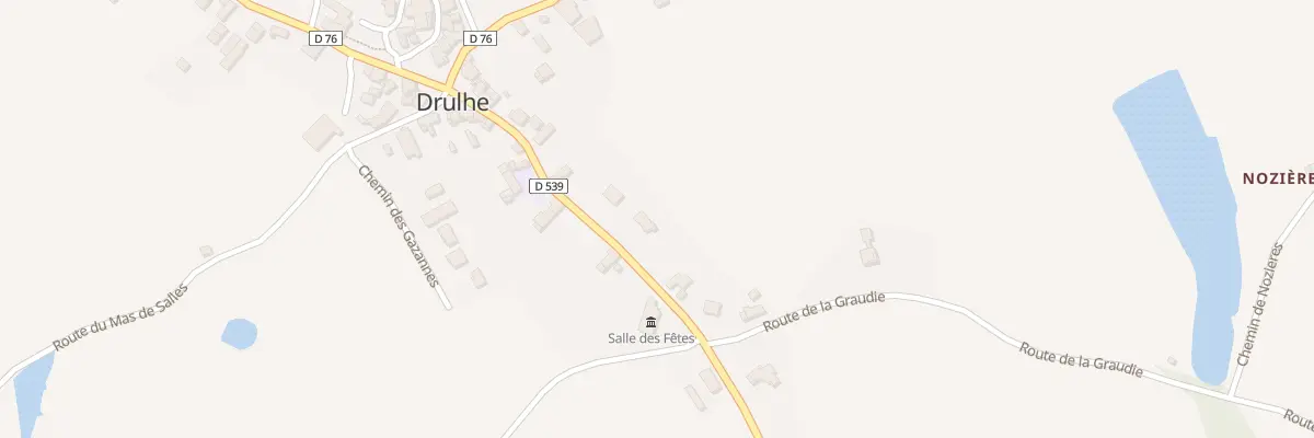 Plan du 5191 Le Bourg à Drulhe