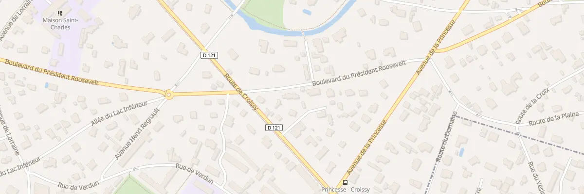Plan du 31 Bd President Roosevelt au Vésinet