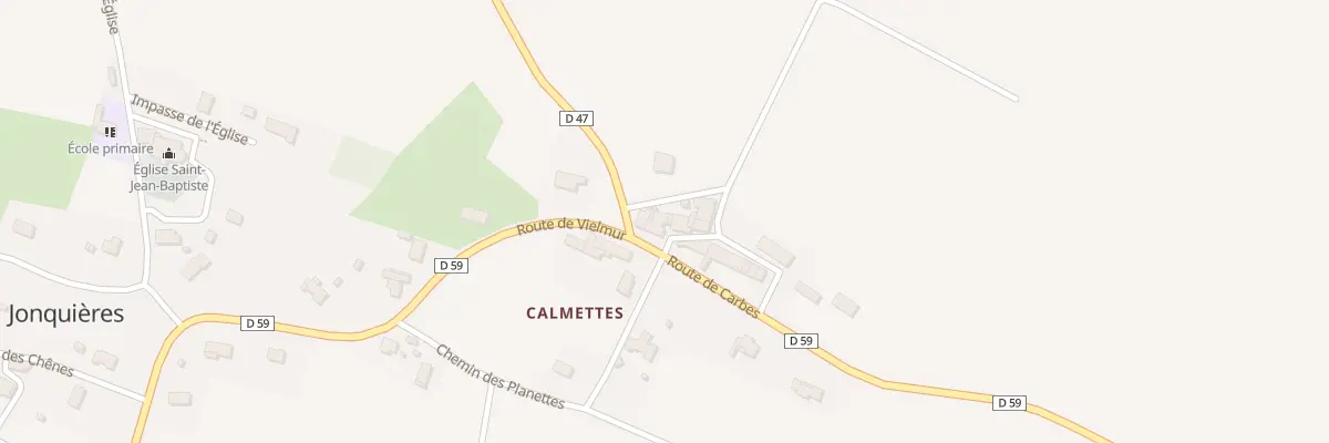 Plan du 5100 A Calmettes à Jonquières