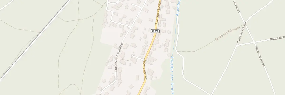 Plan du 925 Rue Louis Blériot à Buc