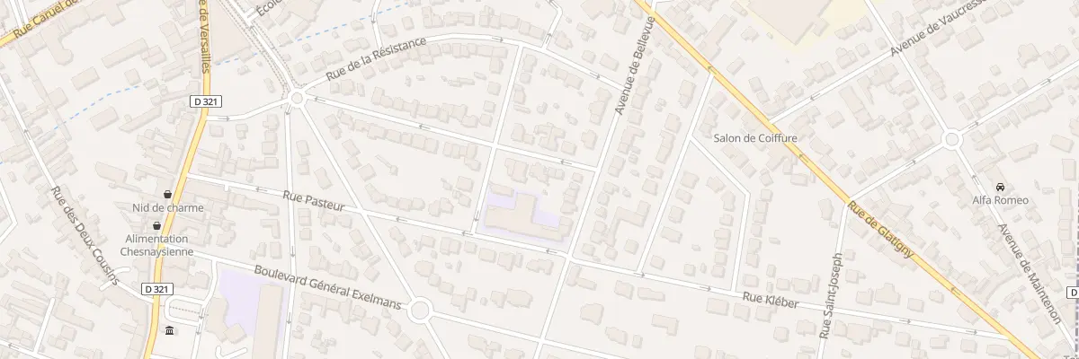 Plan du 26 Rue de Trianon au Chesnay-Rocquencourt