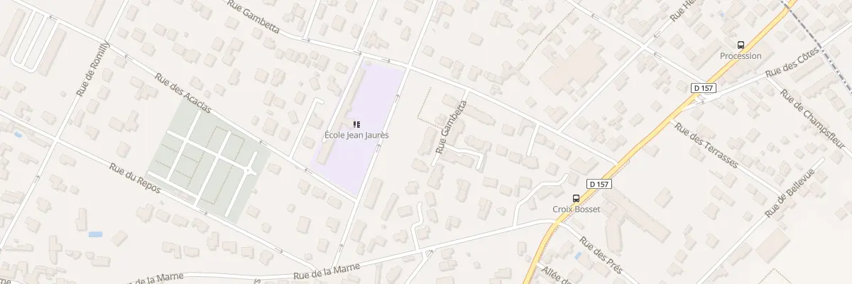 Plan du 11B Rue Gambetta au Mesnil-le-Roi