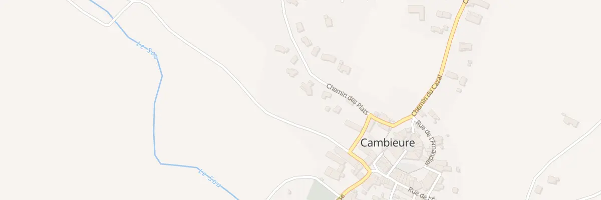 Plan du 5 Che des Plats à Cambieure