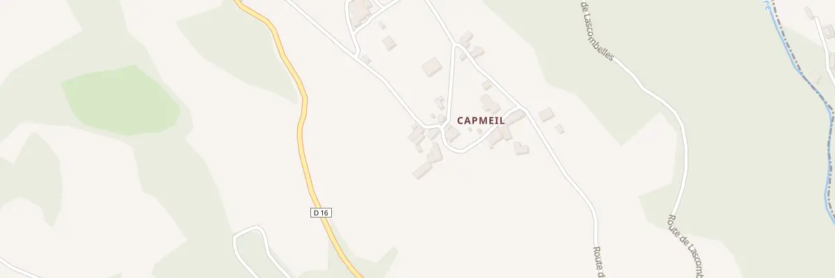 Plan du 316 Rte de Capmeil à Linac