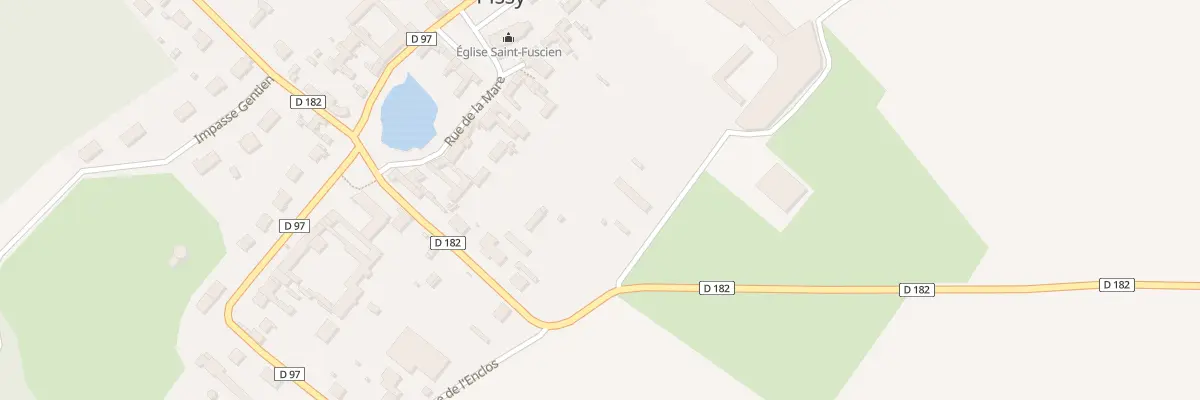 Plan du 7 Rue de la Mare à Pissy