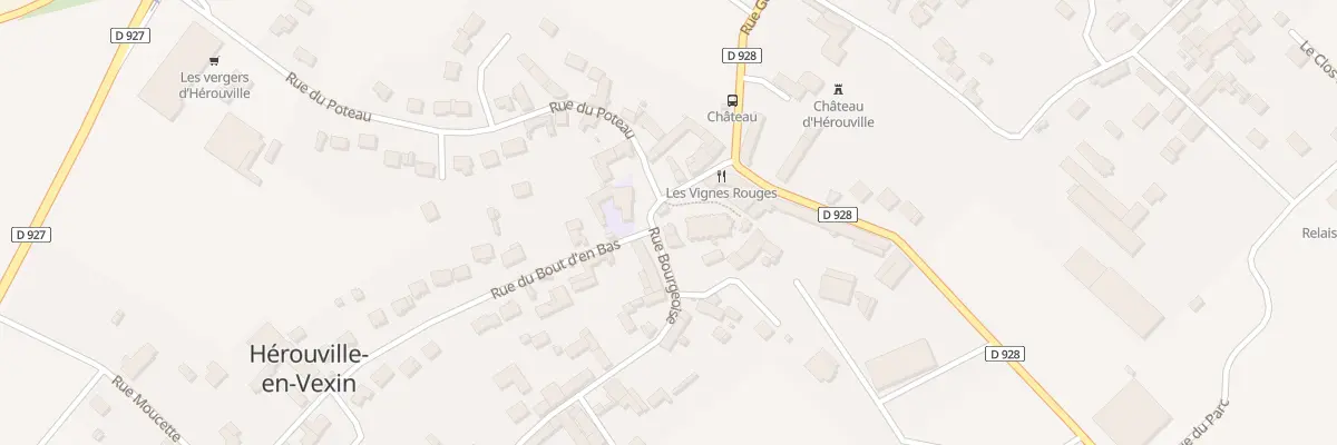 Plan du 2 Pl de l’Eglise à Hérouville-en-Vexin