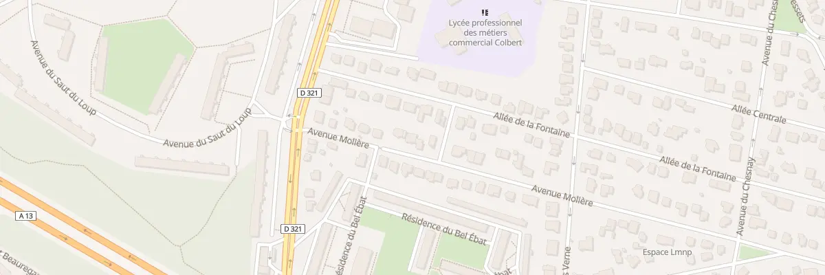 Plan du 66 Av Molière à La Celle-Saint-Cloud