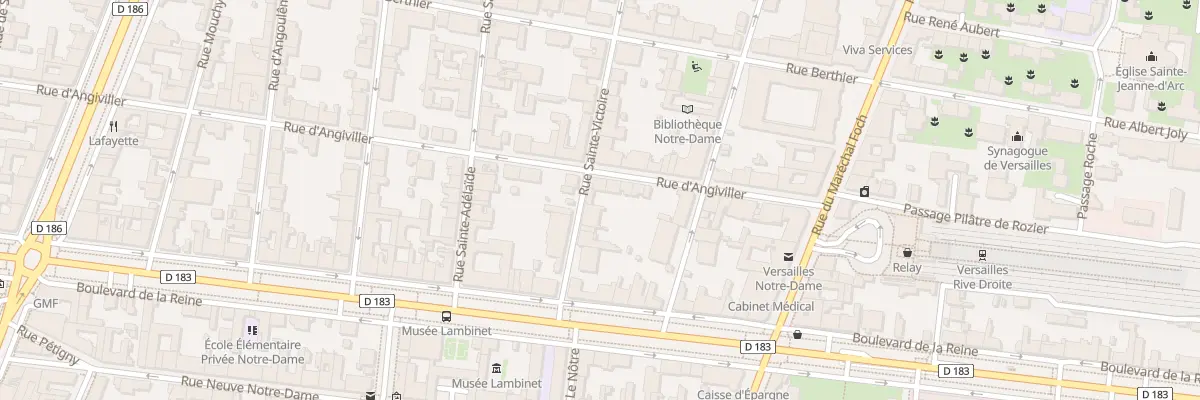 Plan du 26 Rue d’Angiviller à Versailles