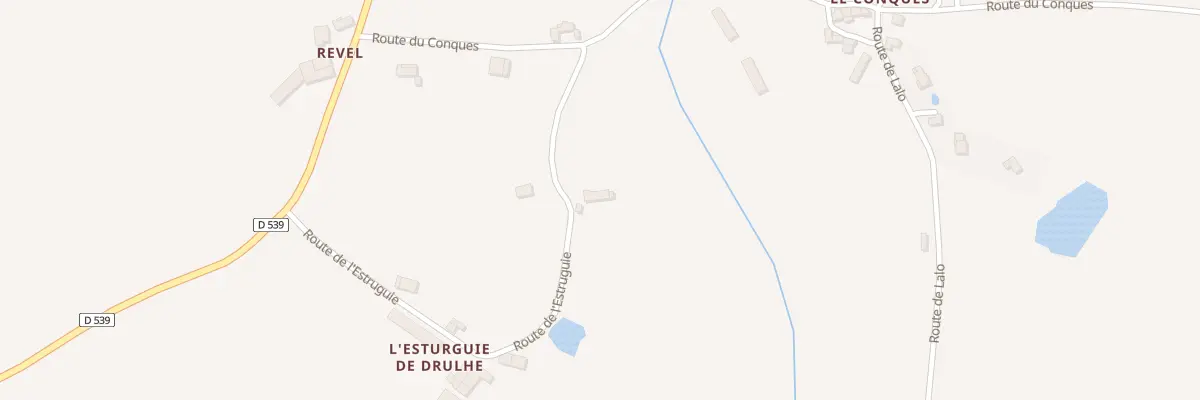 Plan du 5116 L’Esturguie à Drulhe