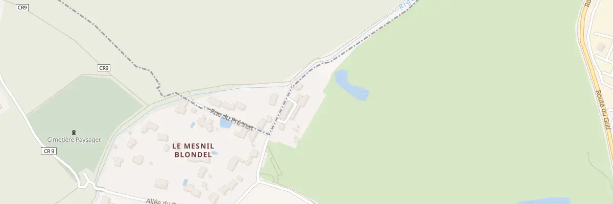 Plan du 18 Rue de la Rigole aux Biches à Saint-Aubin