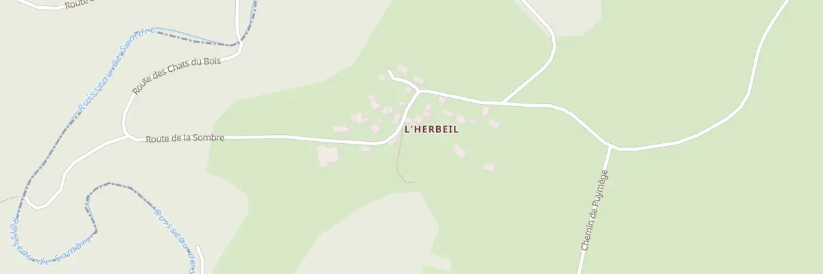 Plan du 5084 L’Herbeil à Laval-sur-Luzège