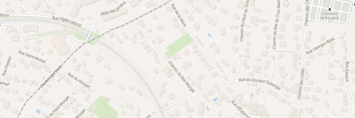 Plan du 8 Che du Bas Murget à Bougival