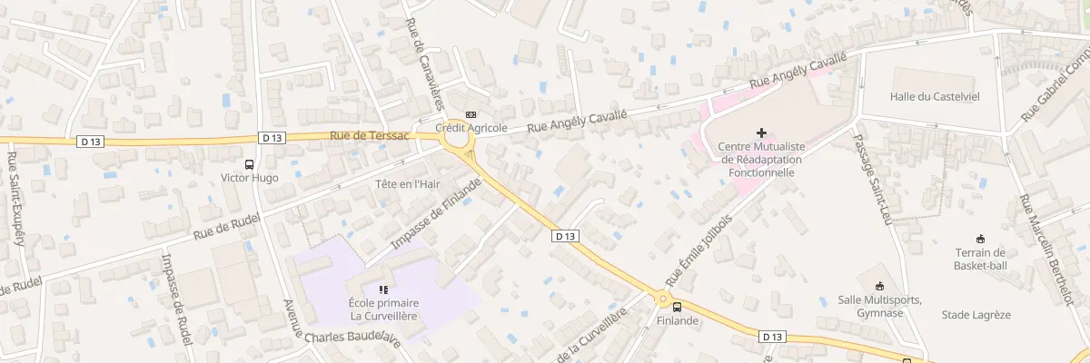 Plan du 90 Rue Finlande à Albi