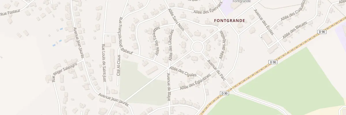 Plan du 6 Av Centrale Ouest à Saint-Benoît-de-Carmaux
