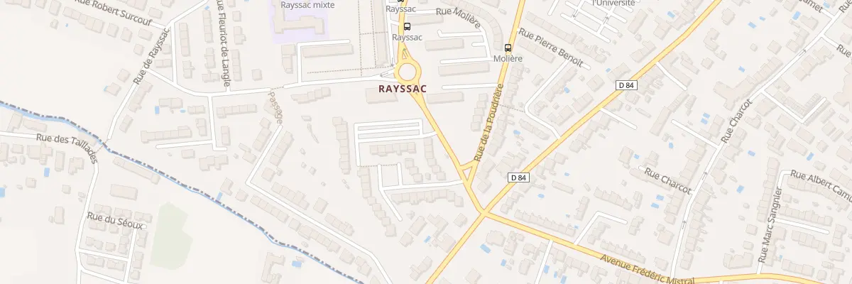 Plan du 1 Rue Sacha Guitry à Albi