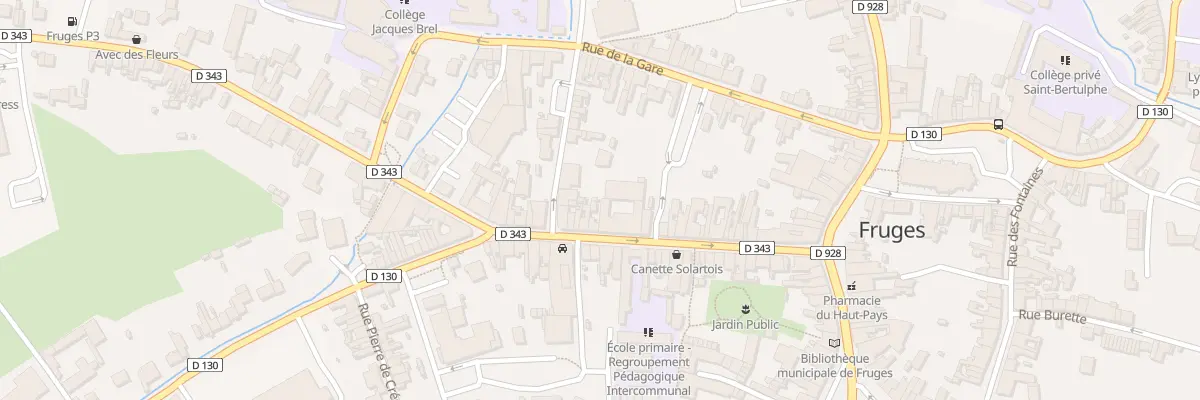 Plan du 34 Rue du Four à Fruges