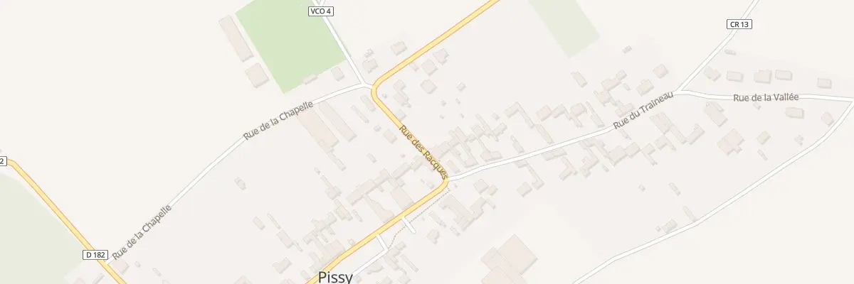 Plan du 2 Rue des Racques à Pissy