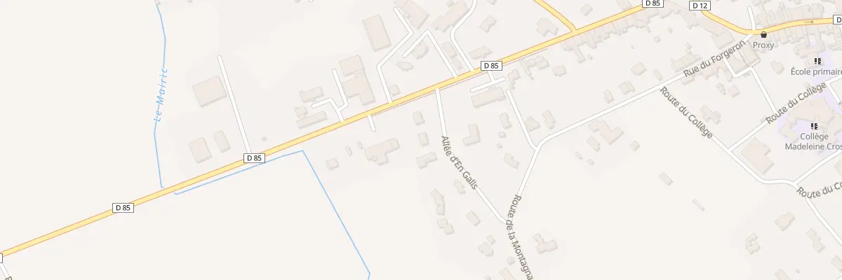 Plan du 11 All en Galis à Dourgne