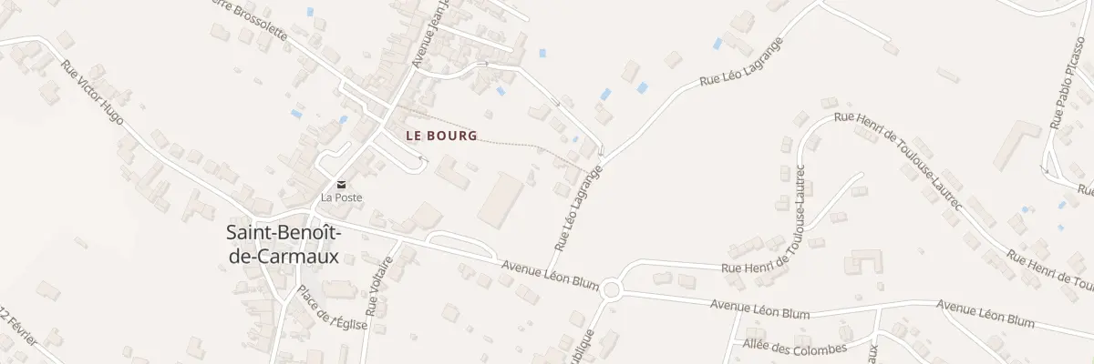 Plan du 1 Rue Léo Lagrange à Saint-Benoît-de-Carmaux