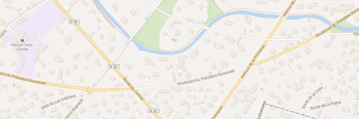 Plan du 1 Pas le Nôtre au Vésinet