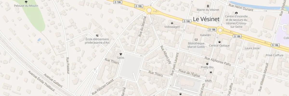 Plan du 60 Rue Alphonse Pallu au Vésinet
