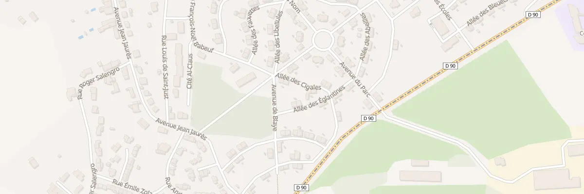 Plan du 4 All des Églantines à Saint-Benoît-de-Carmaux