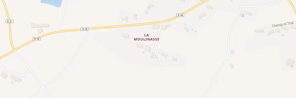 Plan de La Moulinasse à Cailhau