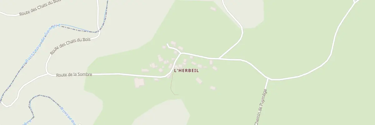 Plan du 5104 L’Herbeil à Laval-sur-Luzège