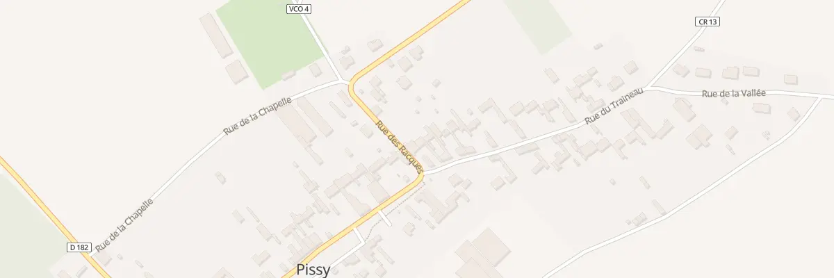 Plan du 1 Rue du Traineau à Pissy